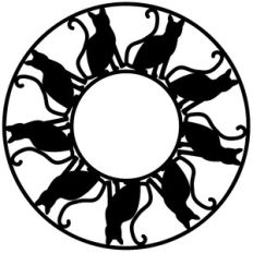 Cat Circle Frame