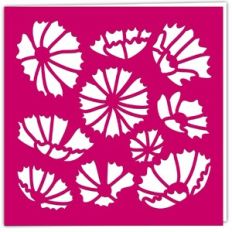 Cosmos Flower Cutout Card