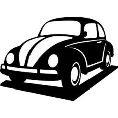 classic car silhouette