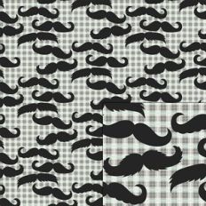 mustaches pattern