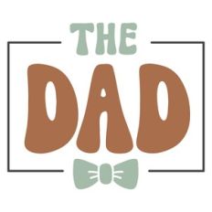 Retro Dad with Bow
