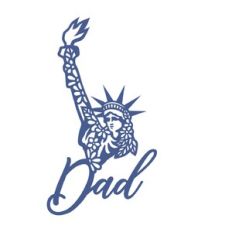 Patriotic dad