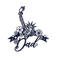 Patriotic dad