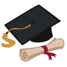 Graduation Cap and Diploma