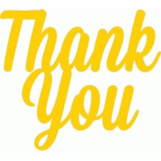 thank you script