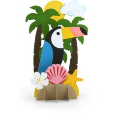 Grid Box Card Summer Toucan