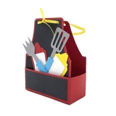 Grill Master Apron Box with Gift Card Holder