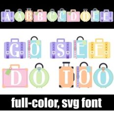 Go See Do Too Color Font