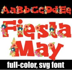 Fiesta May Color Font