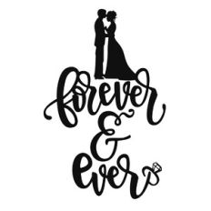 Forever and Ever Bride and Groom