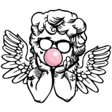 Trendy Bubble Gum Angel