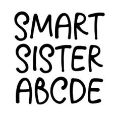BFC Smart Sister Gel Pen Handwriting Font