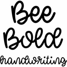 bee bold handwriting font