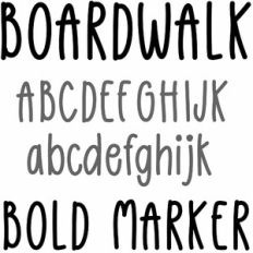 boardwalk bold marker handwriting font