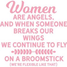 women are angels