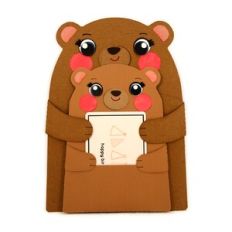 Card Bear Hugs GC Bi Fold 5x7