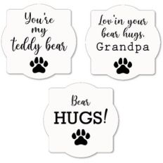Bear Hug Trio Stickers Print Cut
