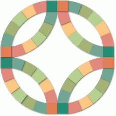 double wedding ring quilt block