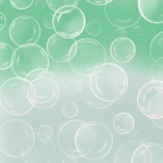 Green Ombre Bubbles Background Pattern