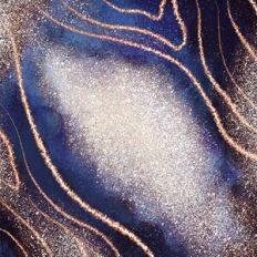 Blue Glitter Geode Background Pattern