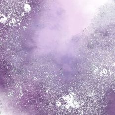 Lilac Watercolour Background With Silver Molten Glitter Effect