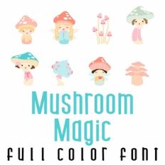 Mushroom Magic Full Color Font