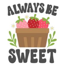 Always Be Sweet Strawberries in Crate