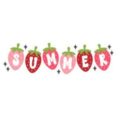 Retro Summer Strawberries