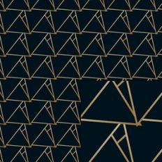 golden triangles pattern