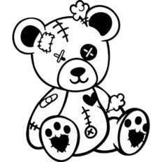 Punk Teddy Bear