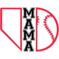 Baseball Home Plate Mama