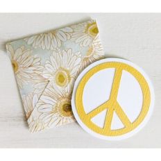 peace sign card and envelope