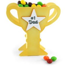 Father's Day Trophy Shaped Box