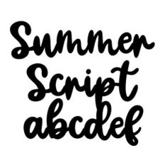 BFC Summer Script Bold Cursive Font