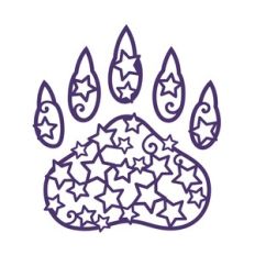 Bear paw print
