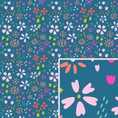 Blue Garden Pattern