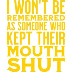 kept their mouth shut