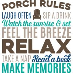 porch rules
