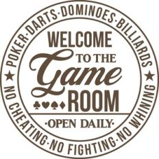 welcome to the game room