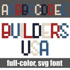 Builders USA Color font