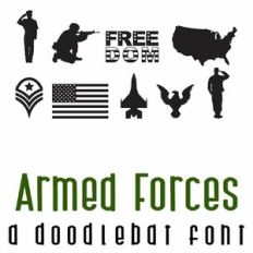 Armed Forces Doodlebat Font
