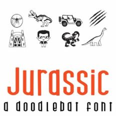 Jurassic Doodlebat Font