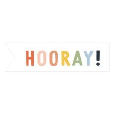 Hooray!