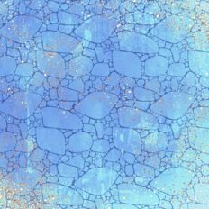 Blue Mosaic Background Pattern