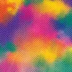 Rainbow Textured Dot Background Pattern