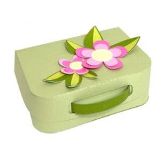 flowers suitcase