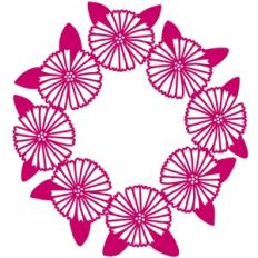 Cosmos Wreath Circle Frame Garland