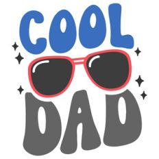 Retro Cool Dad with Sunglasses