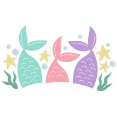Mermaid Tail Border