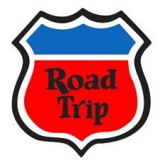 Road Trip Interstate Sign